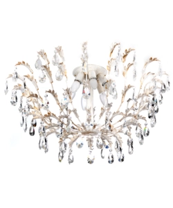 Onli Avorio Lampadario 6 Luci "Cesta" E14